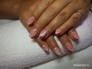 Bordó csillámos köves